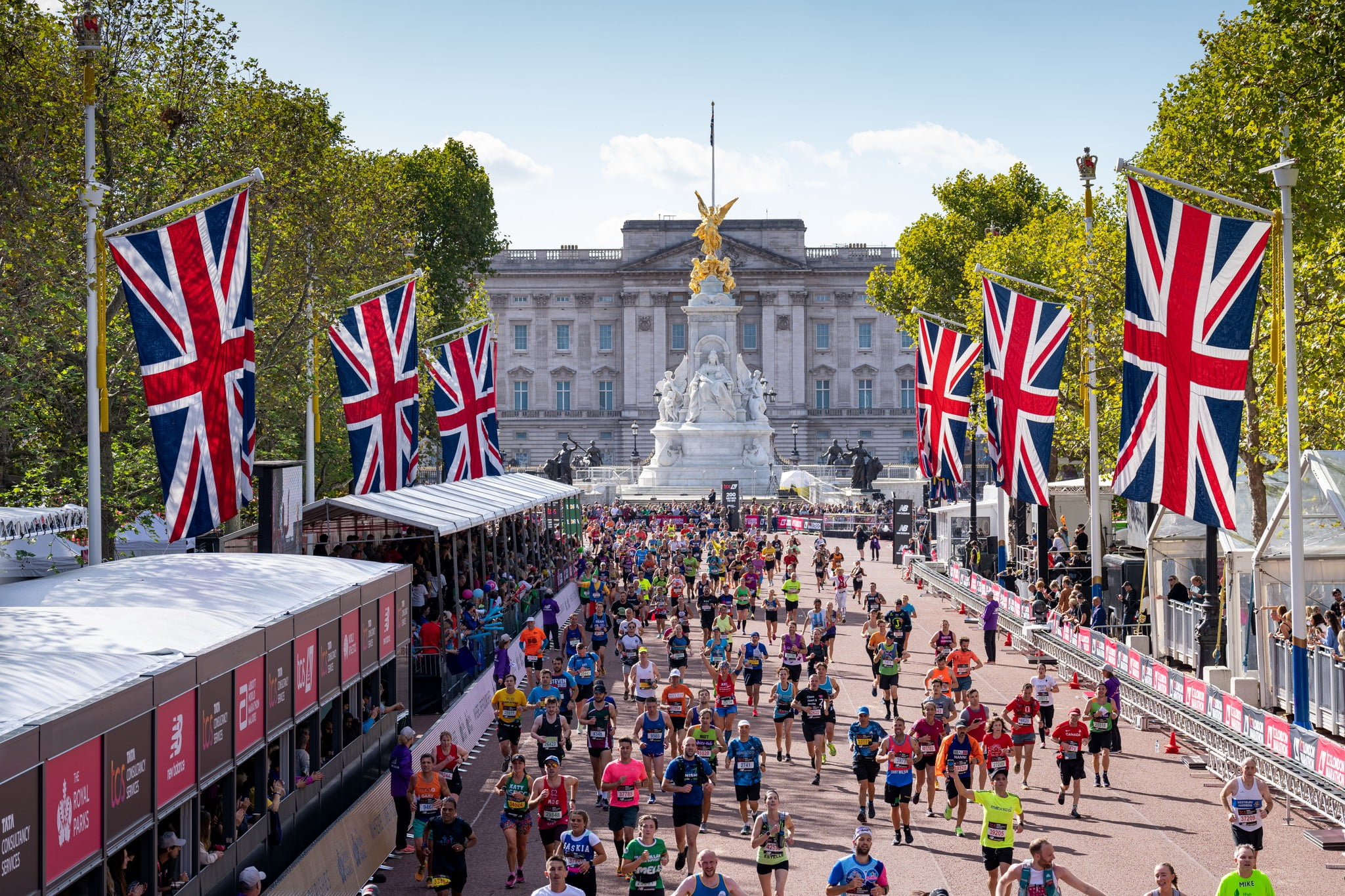 London Marathon Buckingham Palace